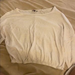Cream Cropped Sweater